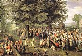 Jan The Elder Brueghel Canvas Paintings - Wedding Banquet
